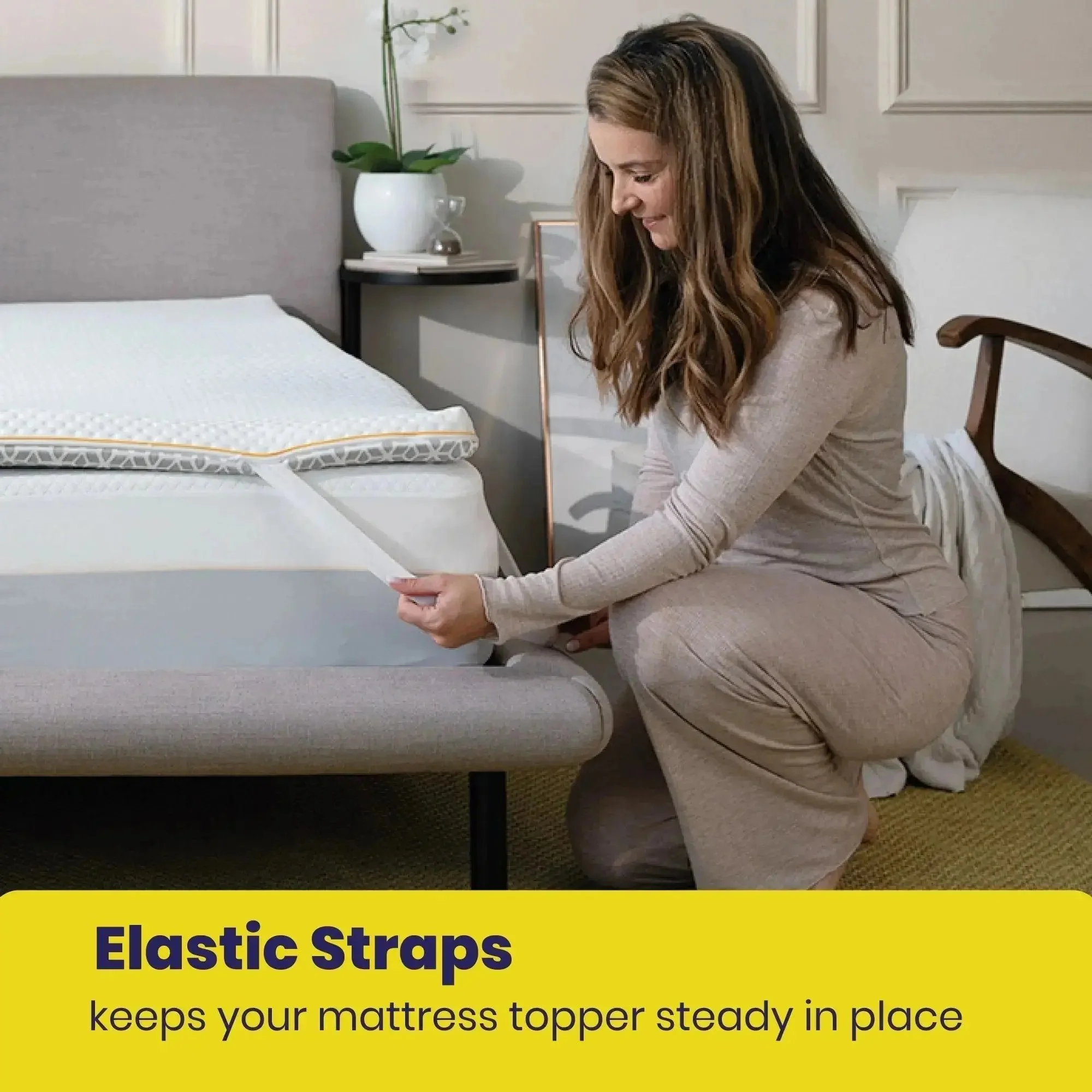 Brightr® Aurora 2 in 1 Best Memory Foam Mattress Topper Soft/Medium Firm - Image 10